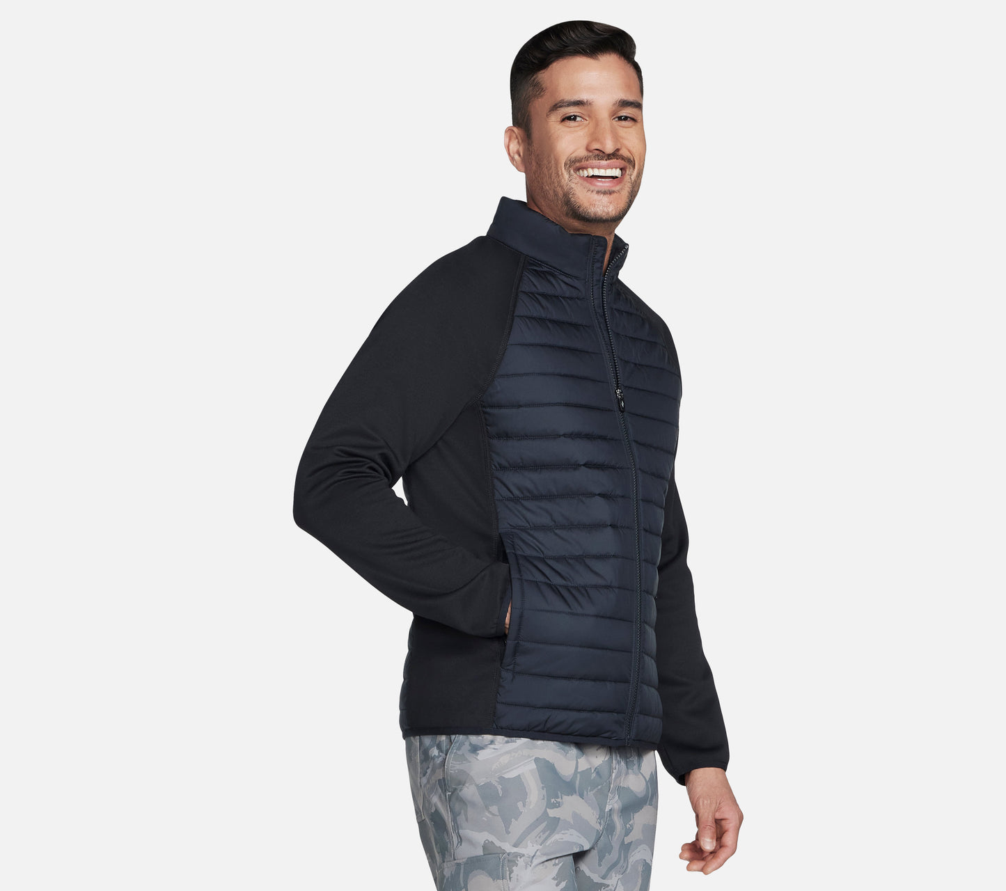 Hoodless Hoodies Cozy Fit Hybrid Jacket Clothes Skechers.fi