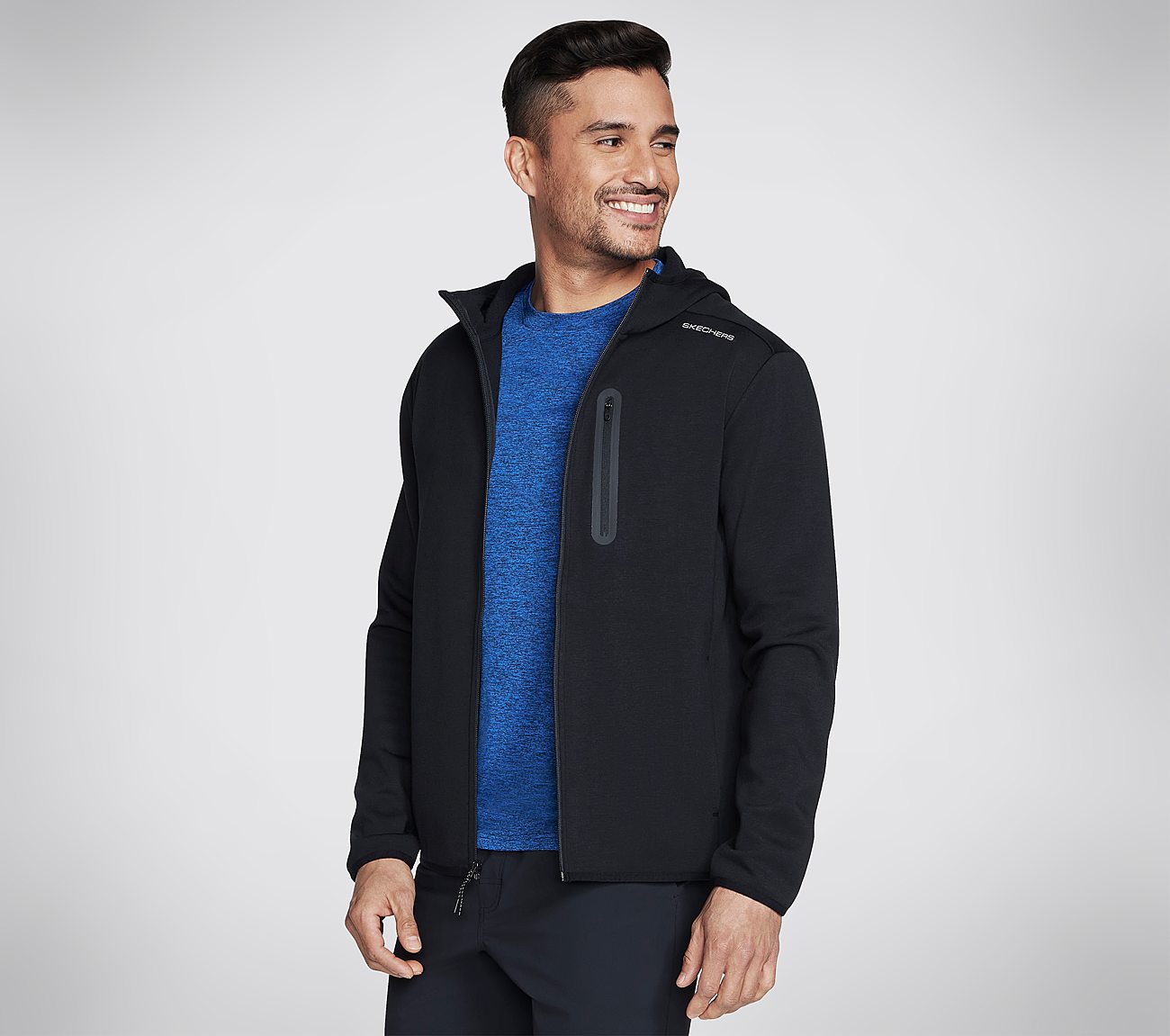 Skech Cloud Thermal Full Zip Hoodie Clothes Skechers.fi