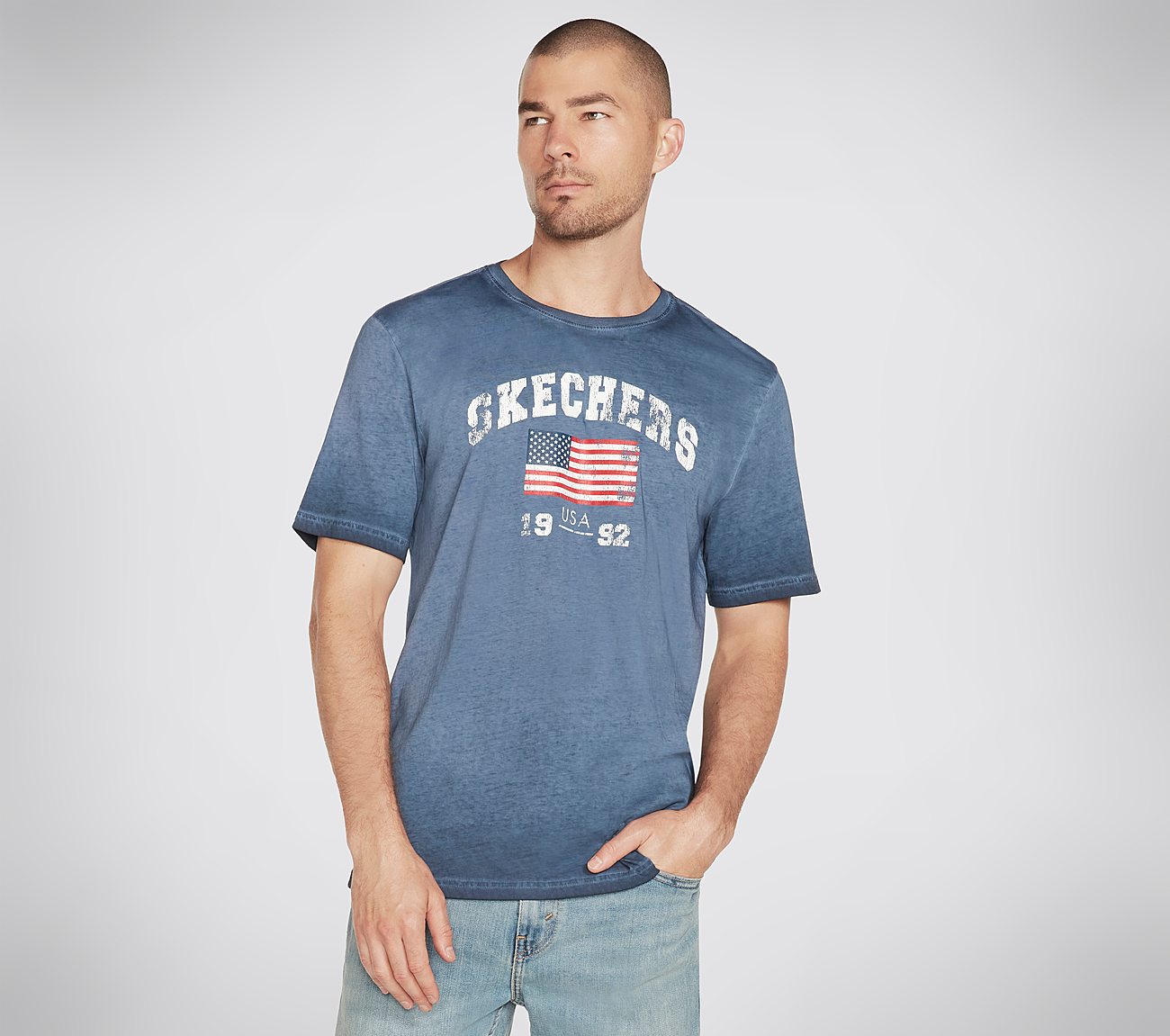 Skech-Dye Americana 92 T-paita Clothes Skechers