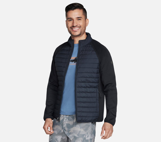 Hoodless Hoodies Cozy Fit Hybrid Jacket Clothes Skechers.fi