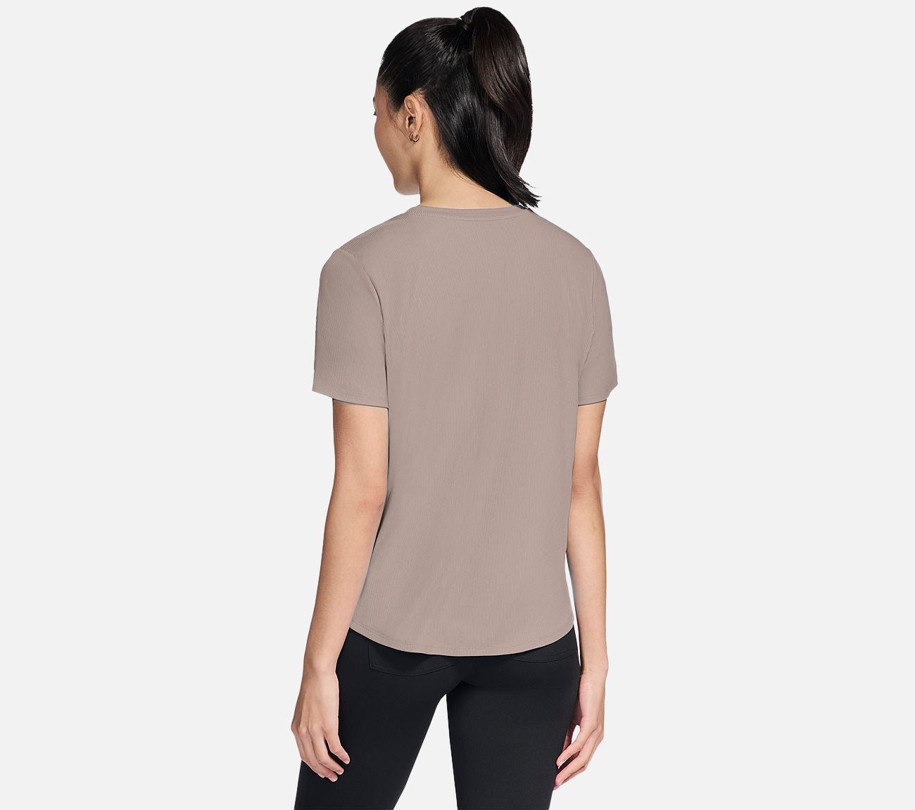 GO WALK Luxe Rib Tee Clothes Skechers.fi