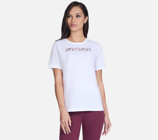 Dazzle Short Sleeve Tee Clothes Skechers.fi