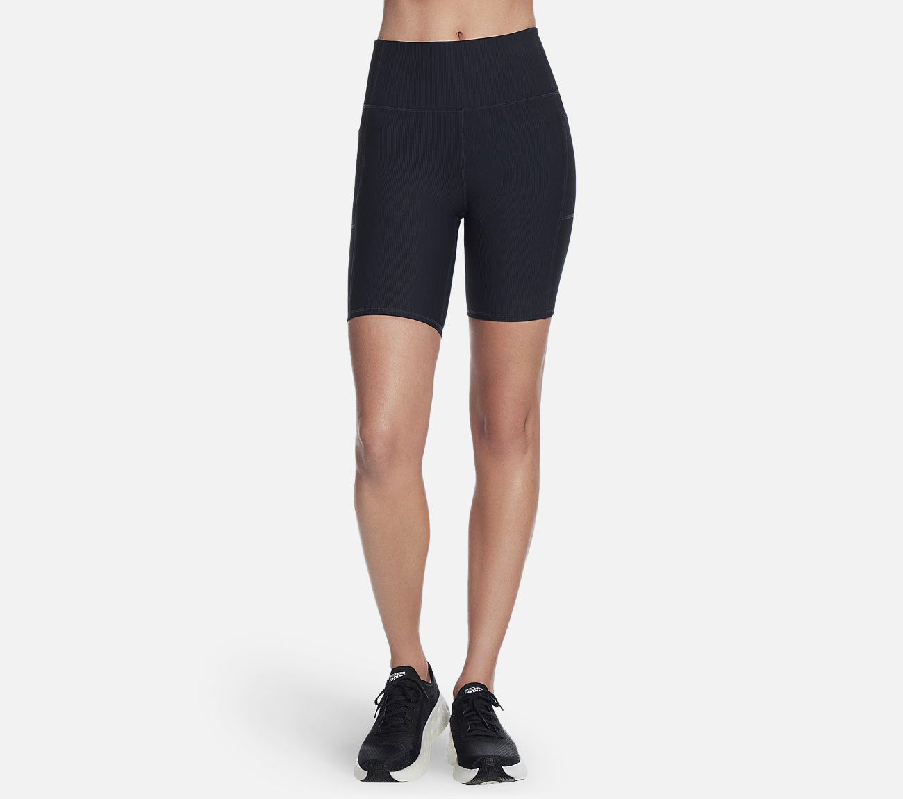 GO FLEX Rib High Waisted 8" Bike Short Clothes Skechers.fi