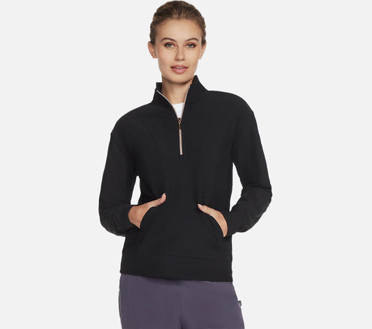 GO LUXE Rib 1/4 Zip Clothes Skechers.fi