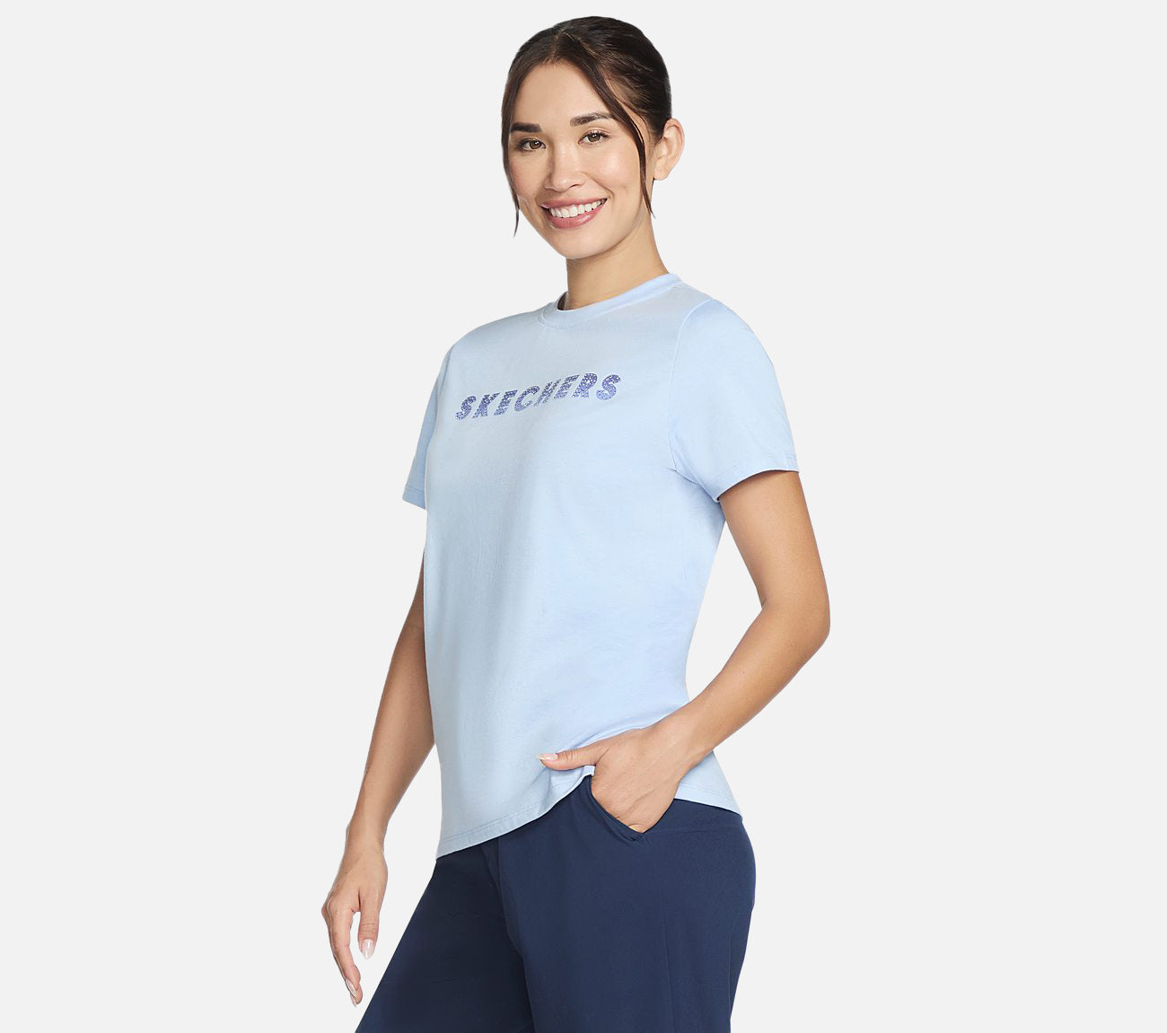 Gradient Short Sleeve Tee Clothes Skechers.fi