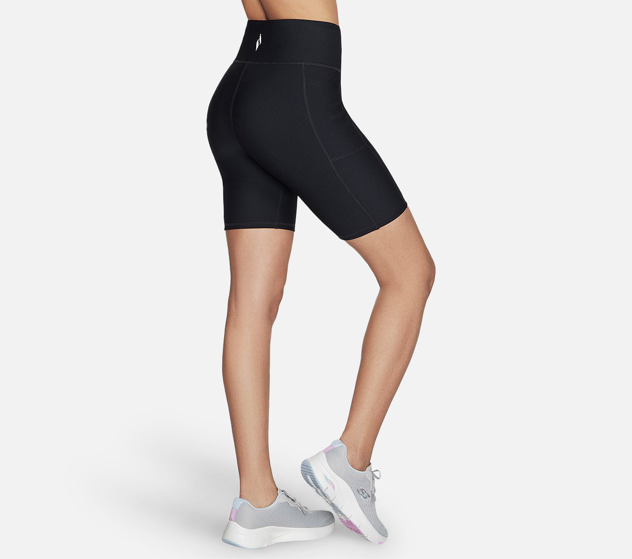 GO FLEX Rib High Waisted 8" Bike Short Clothes Skechers.fi