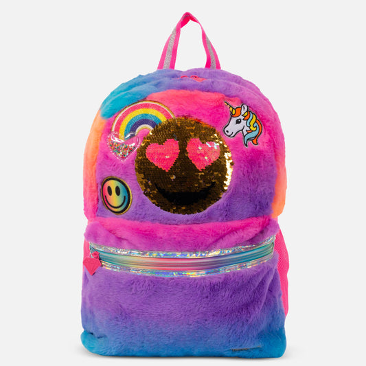 Fur Smiley Backpack Bags Skechers.fi