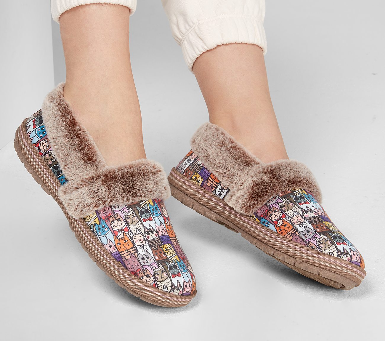 BOBS Too Cozy - Chic Cat Slipper Skechers.fi