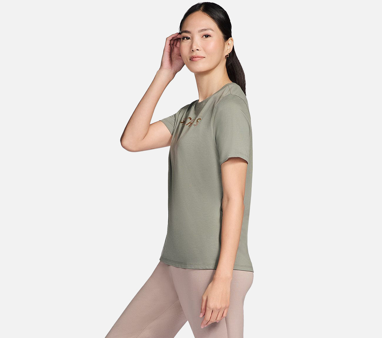 Dazzle Short Sleeve Tee Clothes Skechers.fi