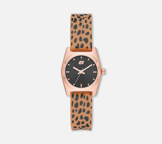 Leopard Analog Quartz Kello Watches Skechers
