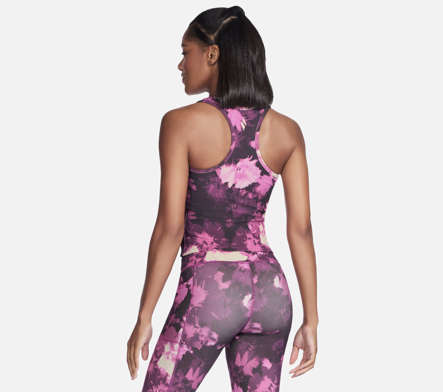 GO FLEX RIB Inbloom V-Neck Tank Clothes Skechers.fi