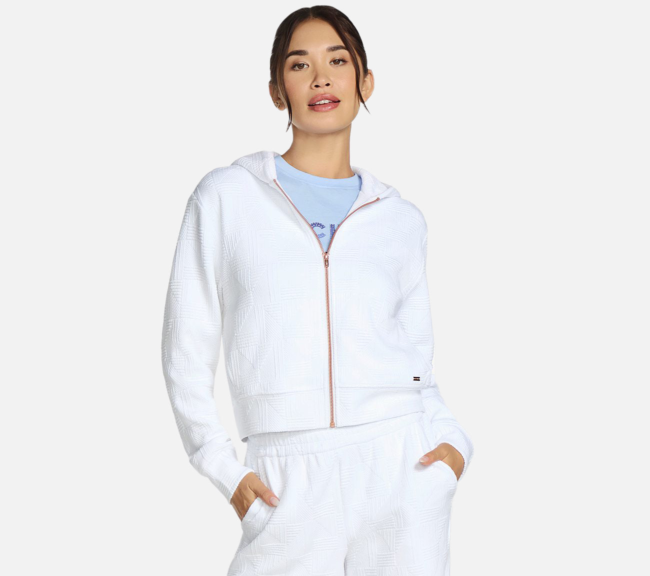 GO WALK Everywhere Diamond FZ Jacket Clothes Skechers.fi