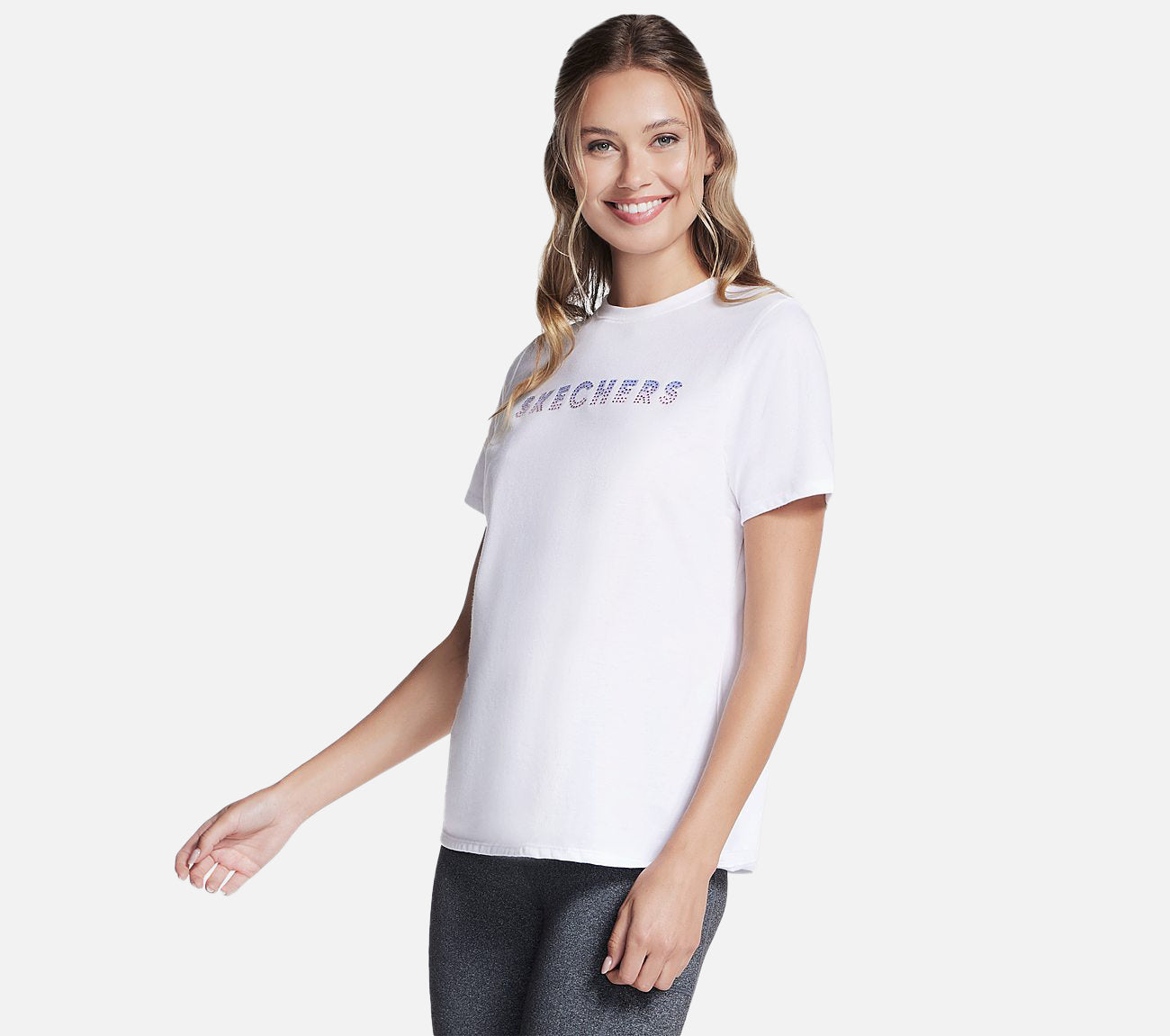 Gradient Short Sleeve Tee Clothes Skechers.fi
