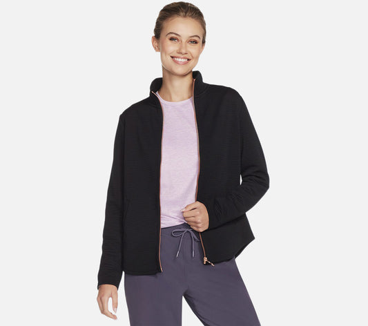 The Hoodless Hoodie GO WALK Shine Jacket Clothes Skechers.fi