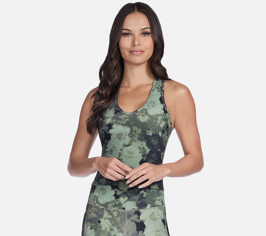 GO FLEX RIB Inbloom V-Neck Tank Clothes Skechers.fi