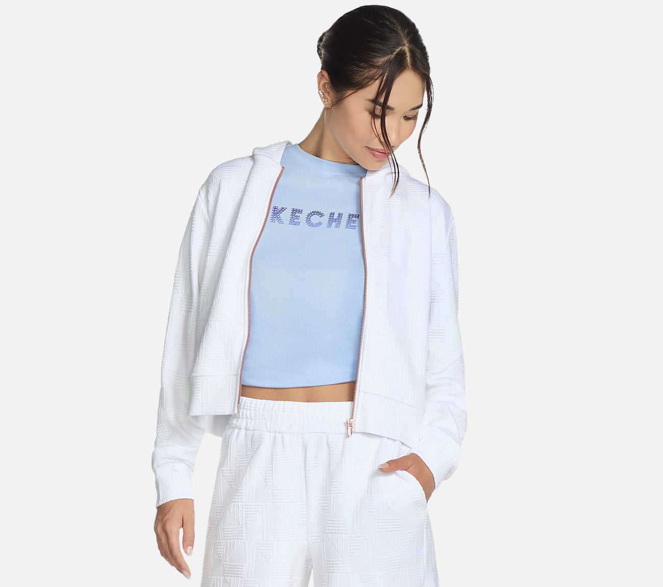 GO WALK Everywhere Diamond FZ Jacket Clothes Skechers.fi