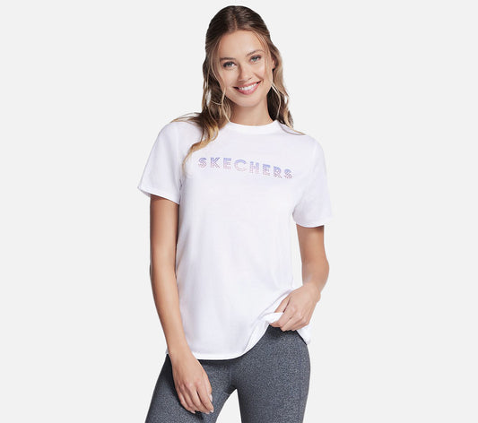 Gradient Short Sleeve Tee Clothes Skechers.fi