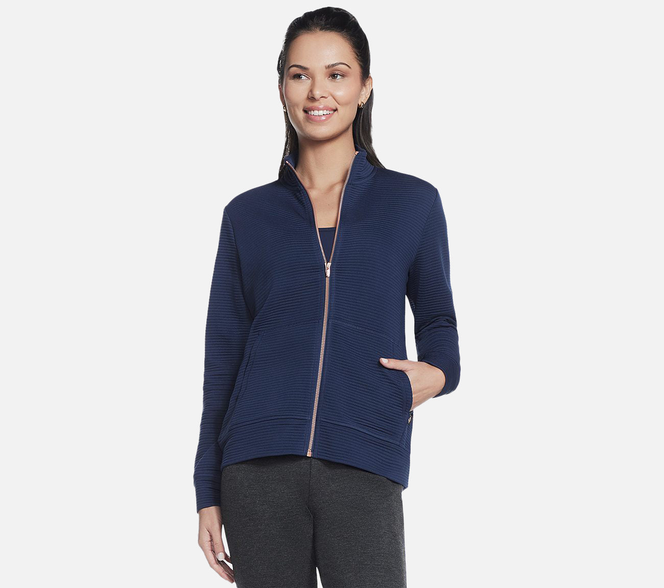 The Hoodless Hoodie GO WALK Everywhere Jacket Clothes Skechers.fi