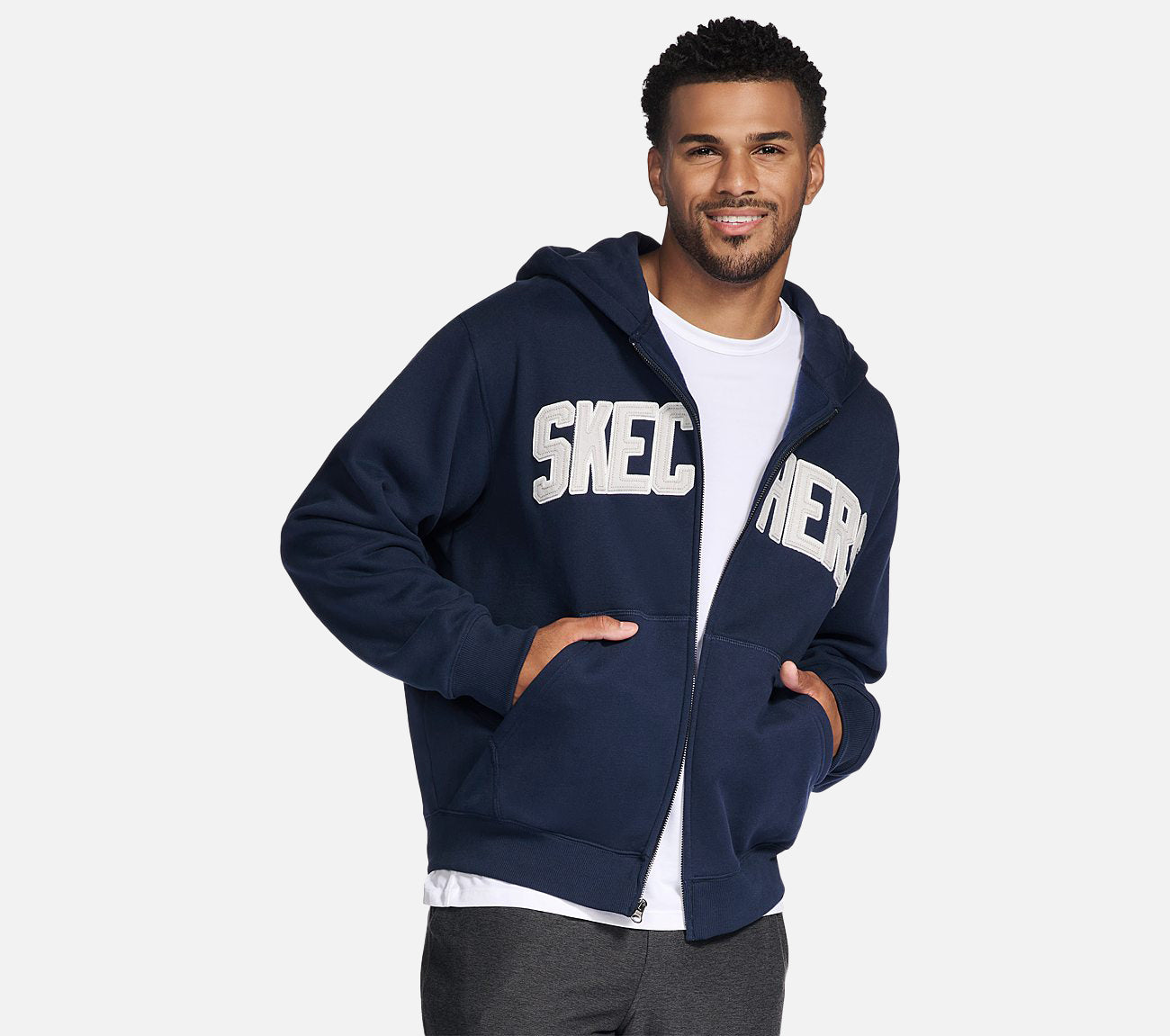 Max Soft Full Zip Hoodie Clothes Skechers.fi