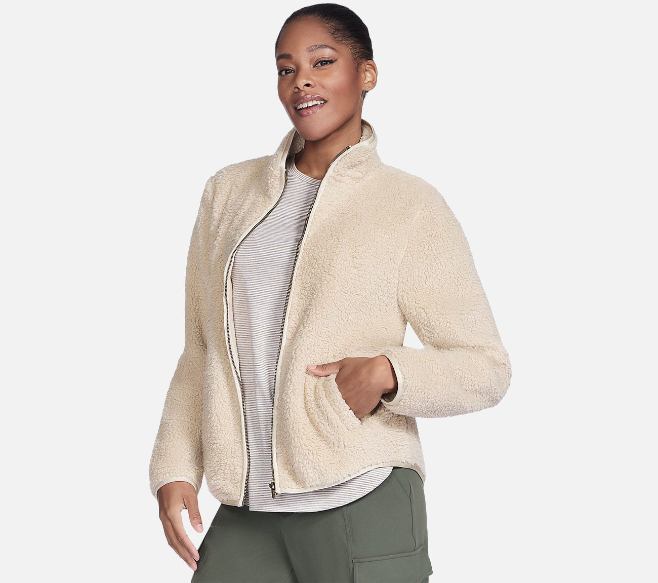 Skech-Sherpa Jacket Clothes Skechers.fi