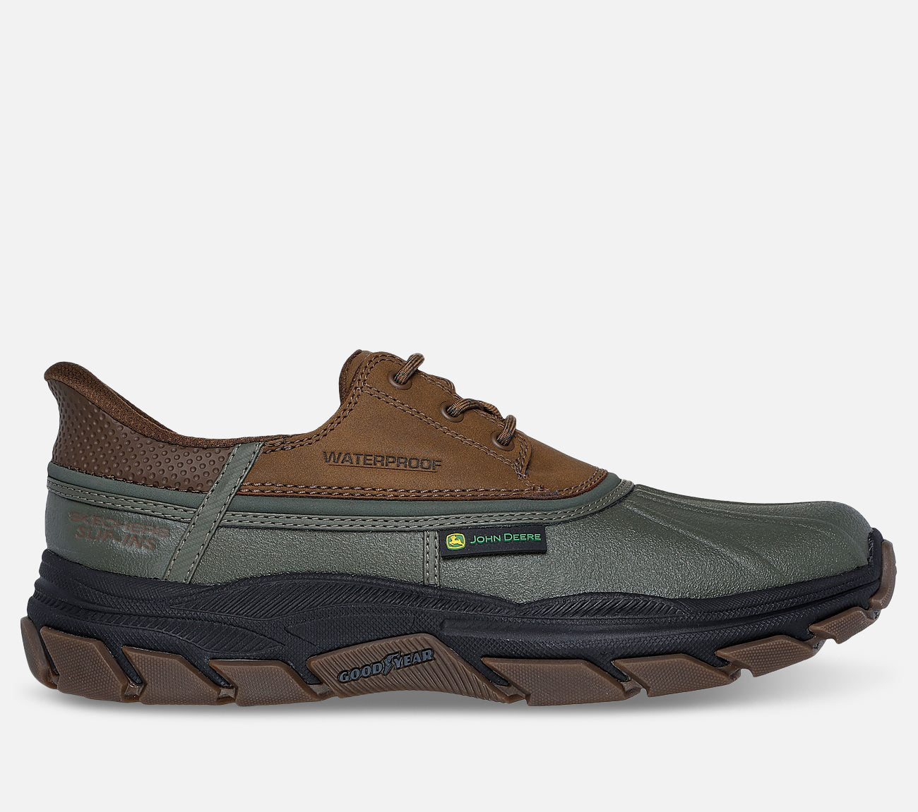 John Deere: Relaxed Fit: Slip-ins: Respected - Tanzier - Waterproof Shoe Skechers.fi