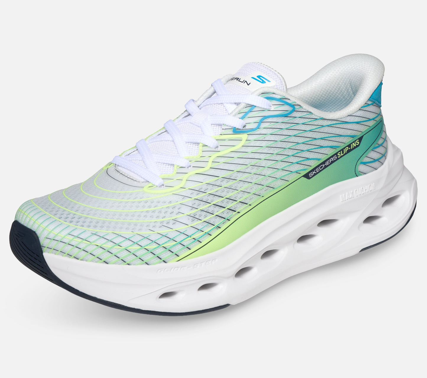 Slip-ins: Max Cushioning Glide-Step - Sapphire Shoe Skechers.fi