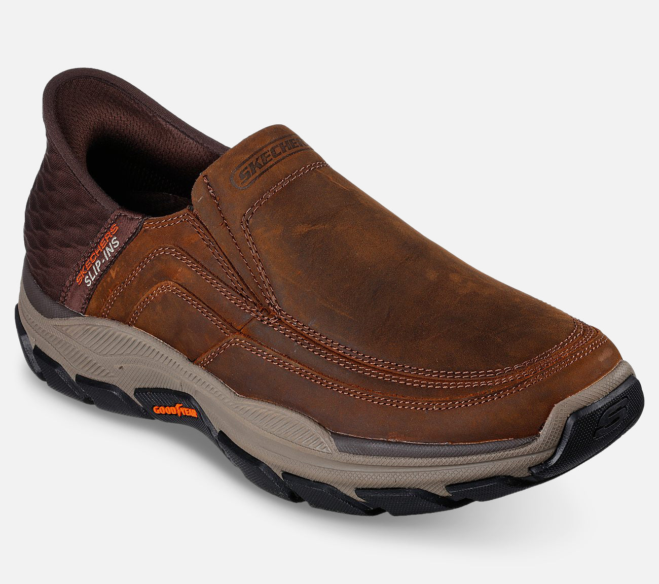 Wide Fit: Slip-ins: Respected - Elgin Shoe Skechers.fi