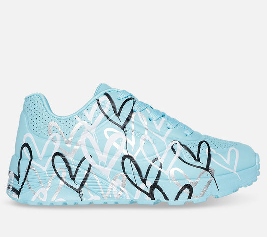 JGoldcrown: Uno Lite - Metallic Love Shoe Skechers.fi