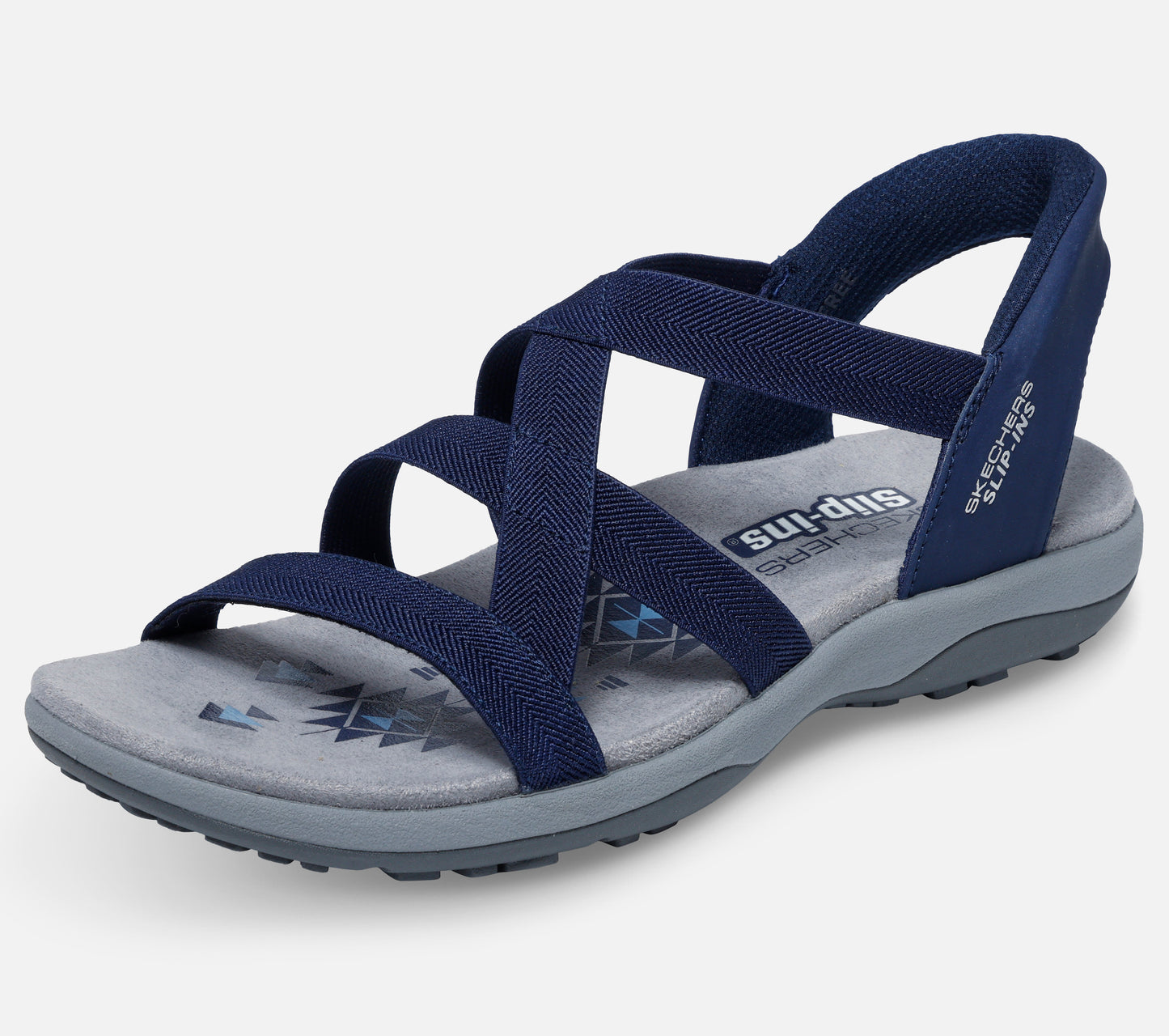 Wide Fit: Slip-ins: Reggae Slim - Stretch Flex Sandal Skechers.fi