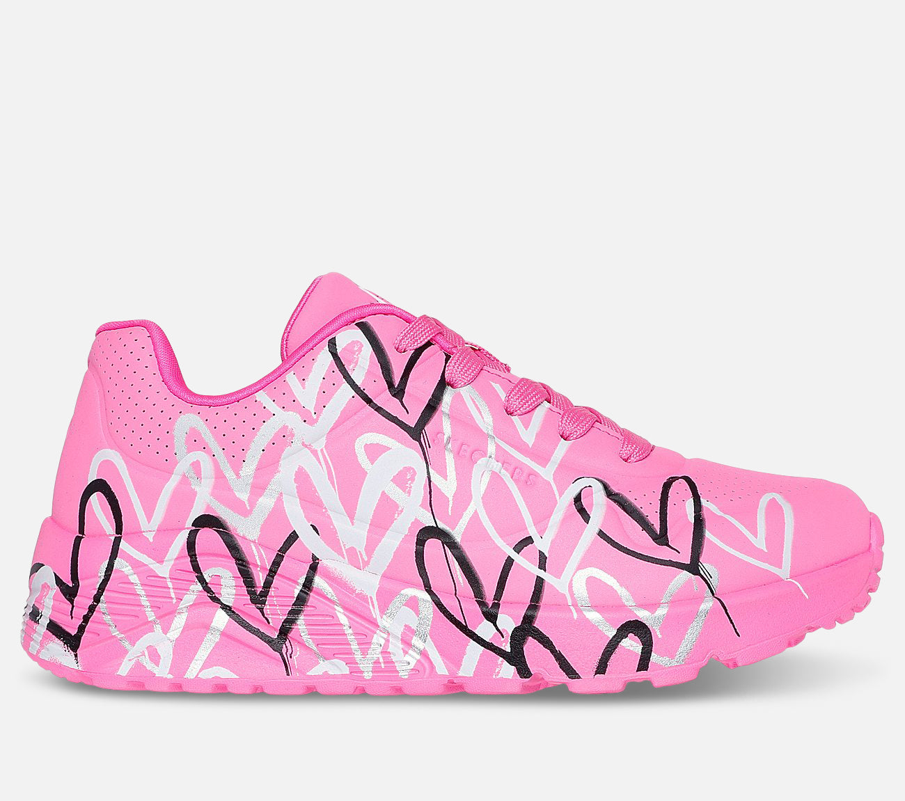 JGoldcrown: Uno Lite - Metallic Love Shoe Skechers.fi