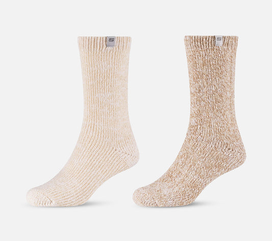 2 paria Casual Cosy kimallesukkia Sock Skechers