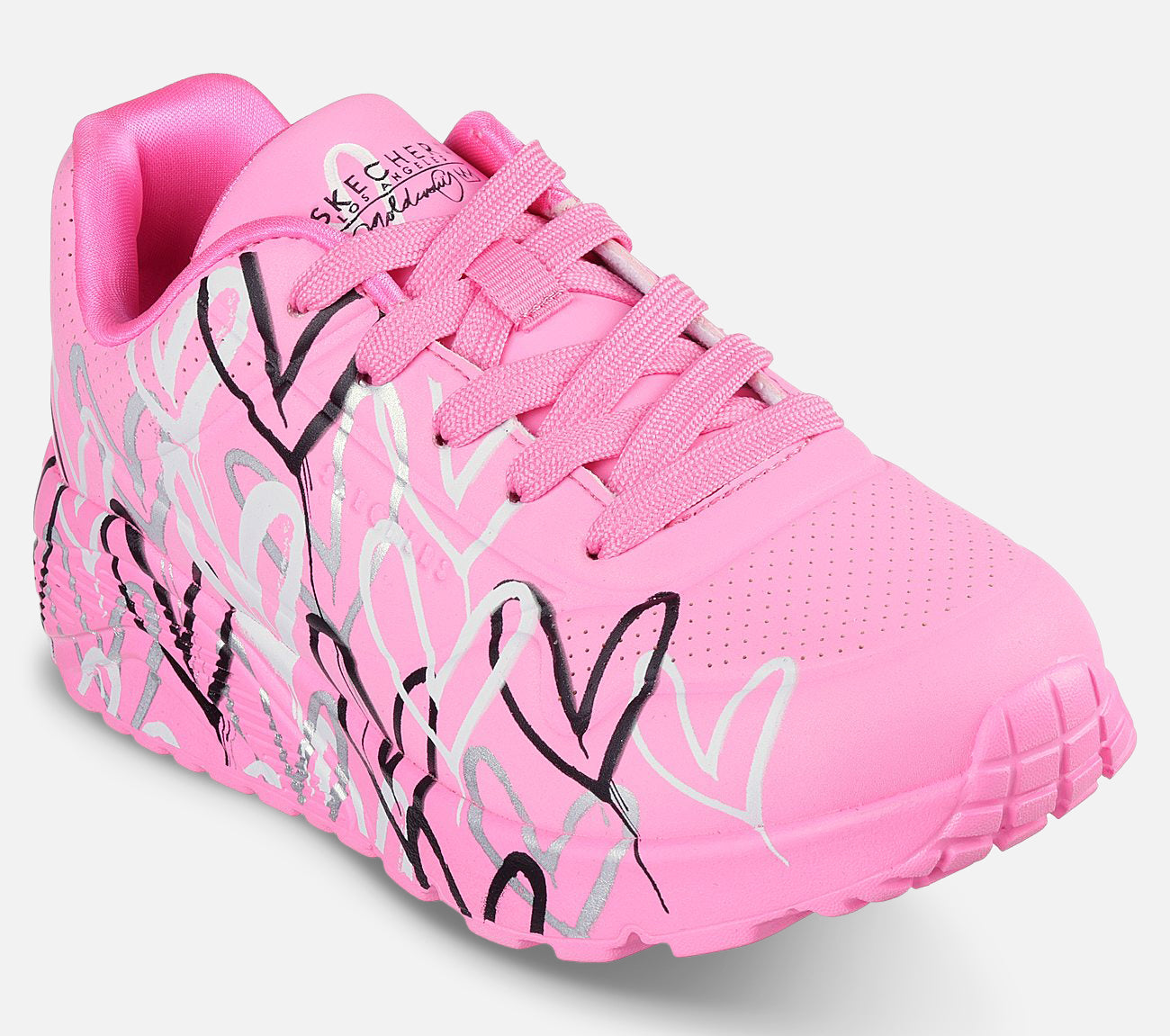 JGoldcrown: Uno Lite - Metallic Love Shoe Skechers.fi