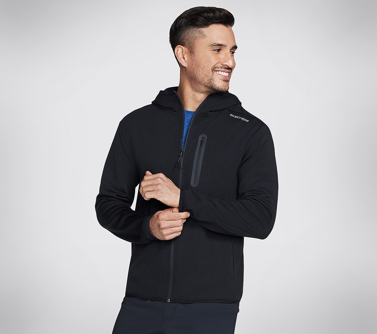 Skech Cloud Thermal Full Zip Hoodie Clothes Skechers.fi