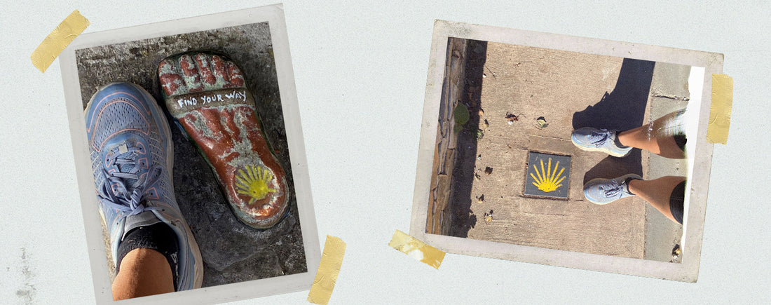 Henkilökohtainen tarina Caminon vaelluksesta Skechers Max Cushioning -jalkineissa.