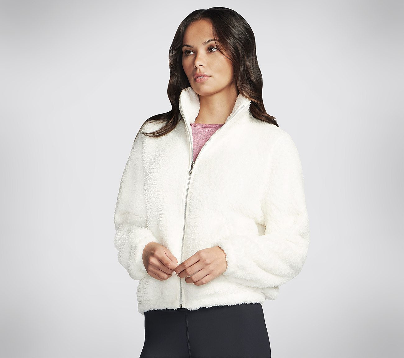 GO SNUGGLE Shine Sherpa Jacket Clothes Skechers.fi