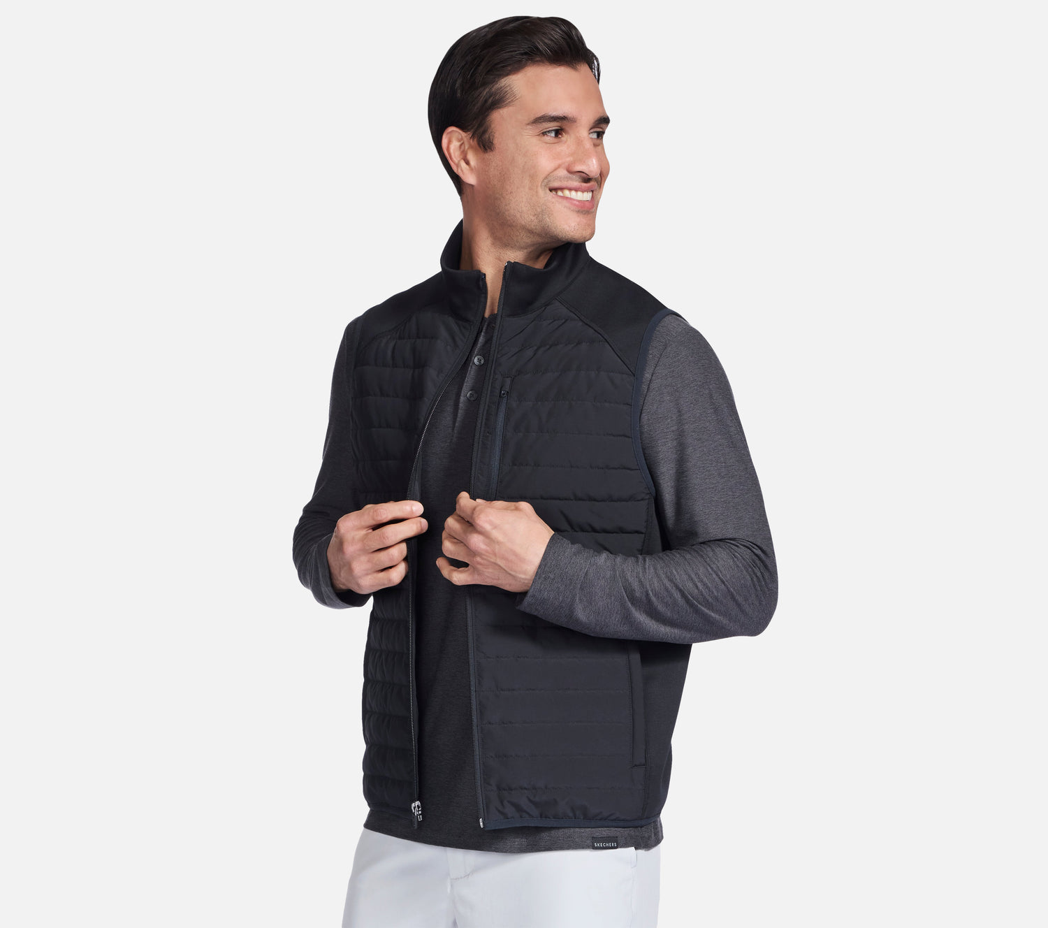 GO SHIELD Cozy Fit Hybrid Vest Clothes Skechers.fi