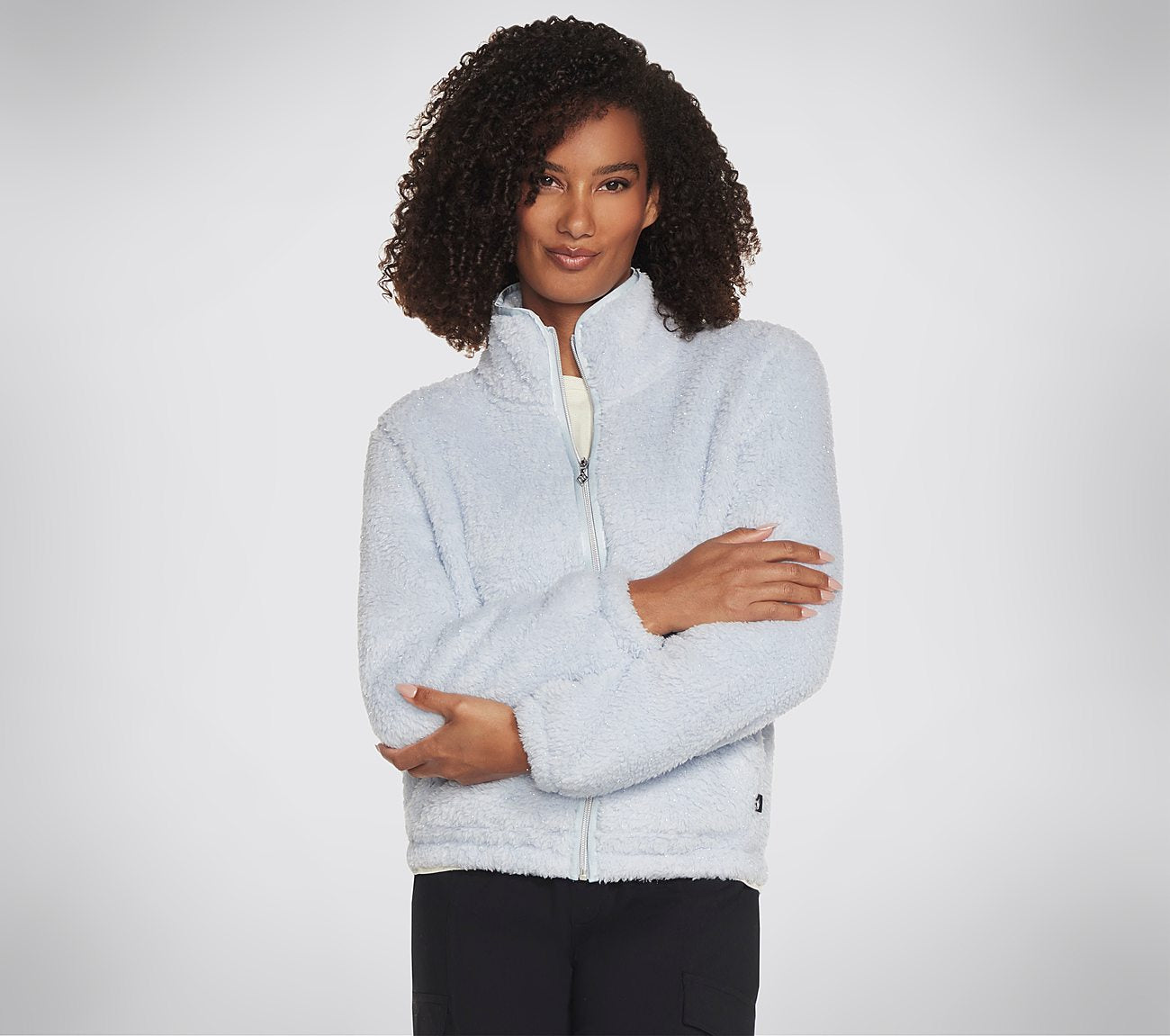 GO SNUGGLE Shine Sherpa Jacket Clothes Skechers.fi