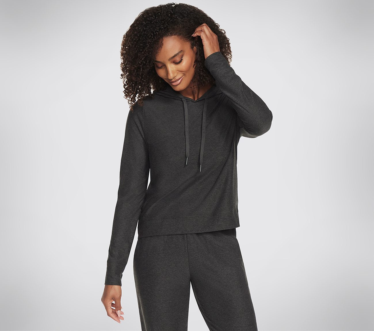Diamond Brushed Hoodie Clothes Skechers.fi