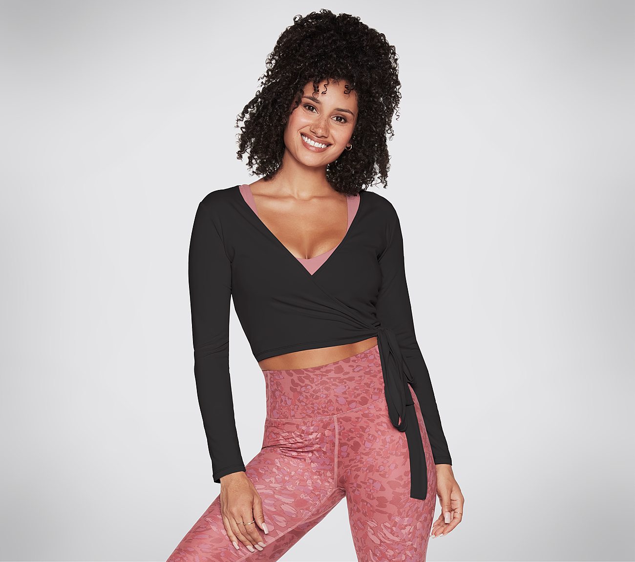 GO DRI SERENE Wrap Top Clothes Skechers.fi