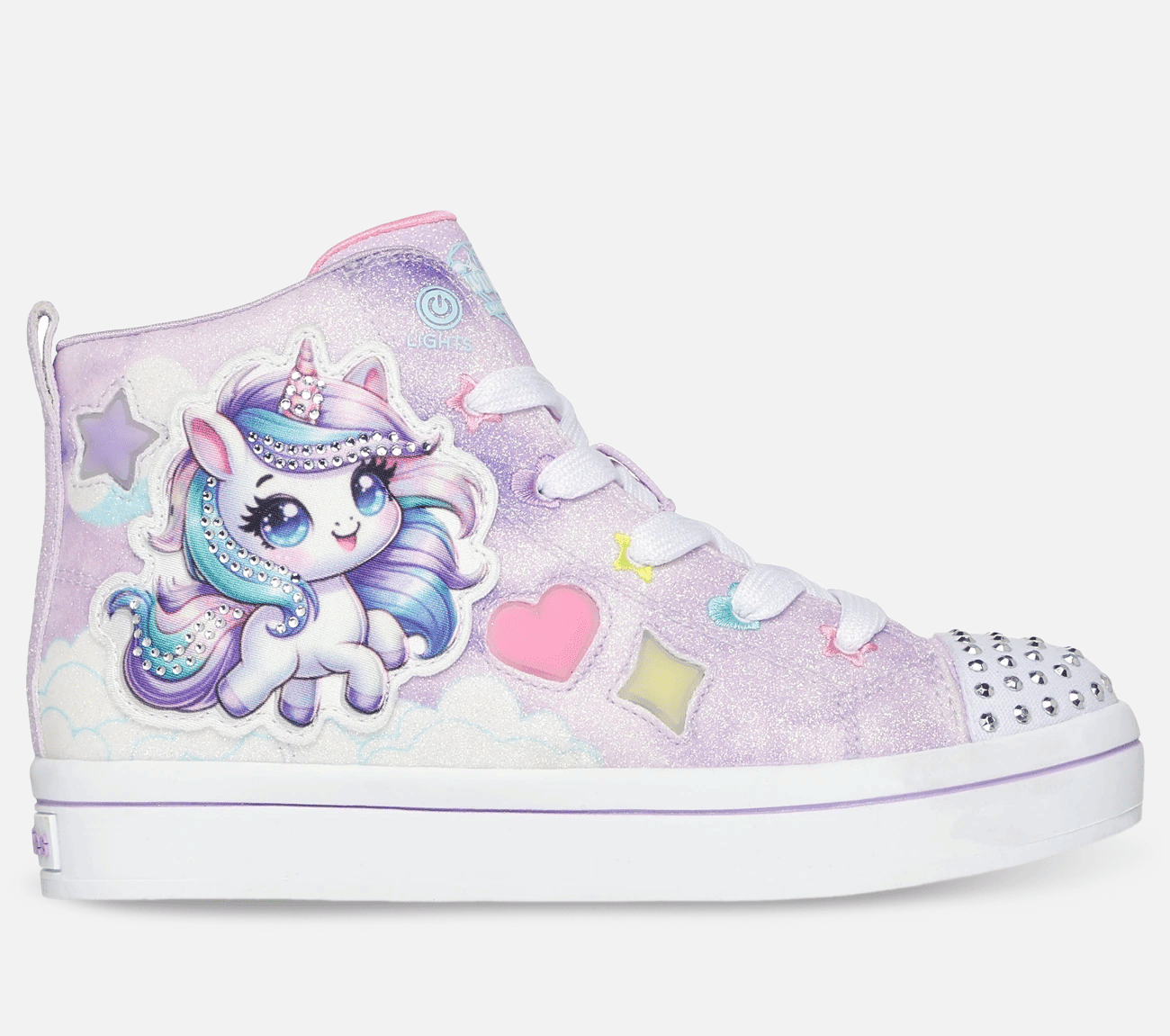 Twinkle Toes: Twi-Lites 2.0 - Unicorn Glam Shoe Skechers.fi