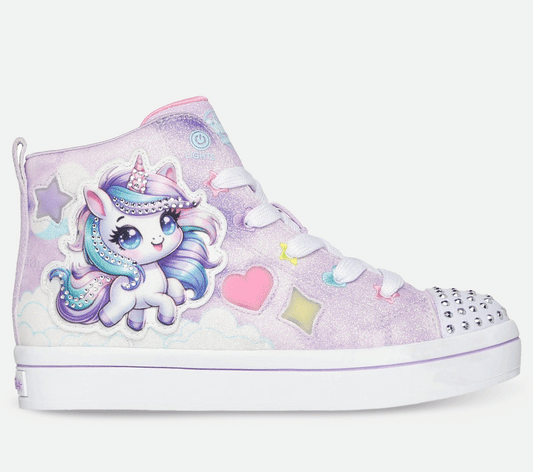 Twinkle Toes: Twi-Lites 2.0 - Unicorn Glam Shoe Skechers.fi