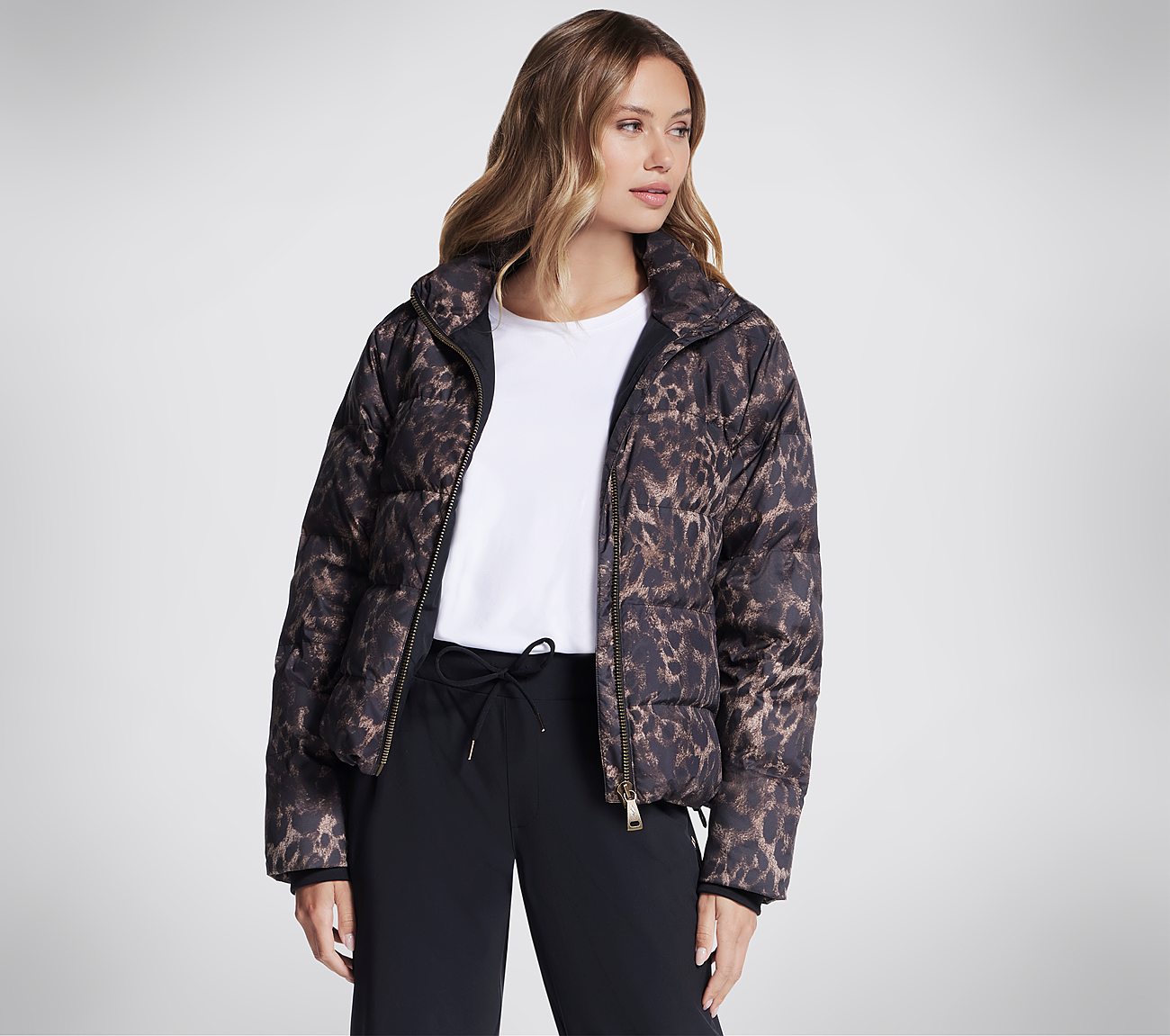 Printed GO SHIELD Shine Jacket Clothes Skechers.fi