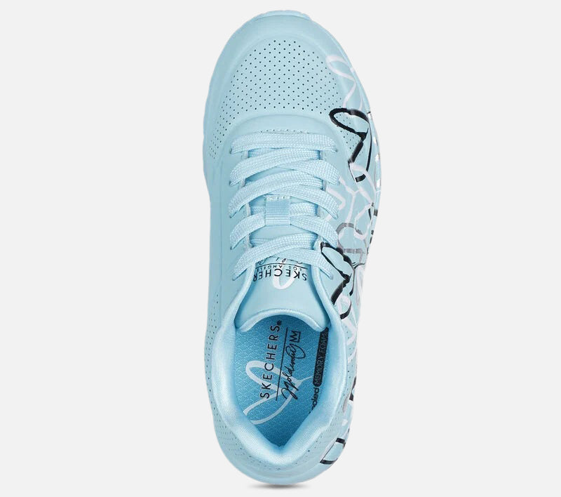 JGoldcrown: Uno Lite - Metallic Love Shoe Skechers.fi