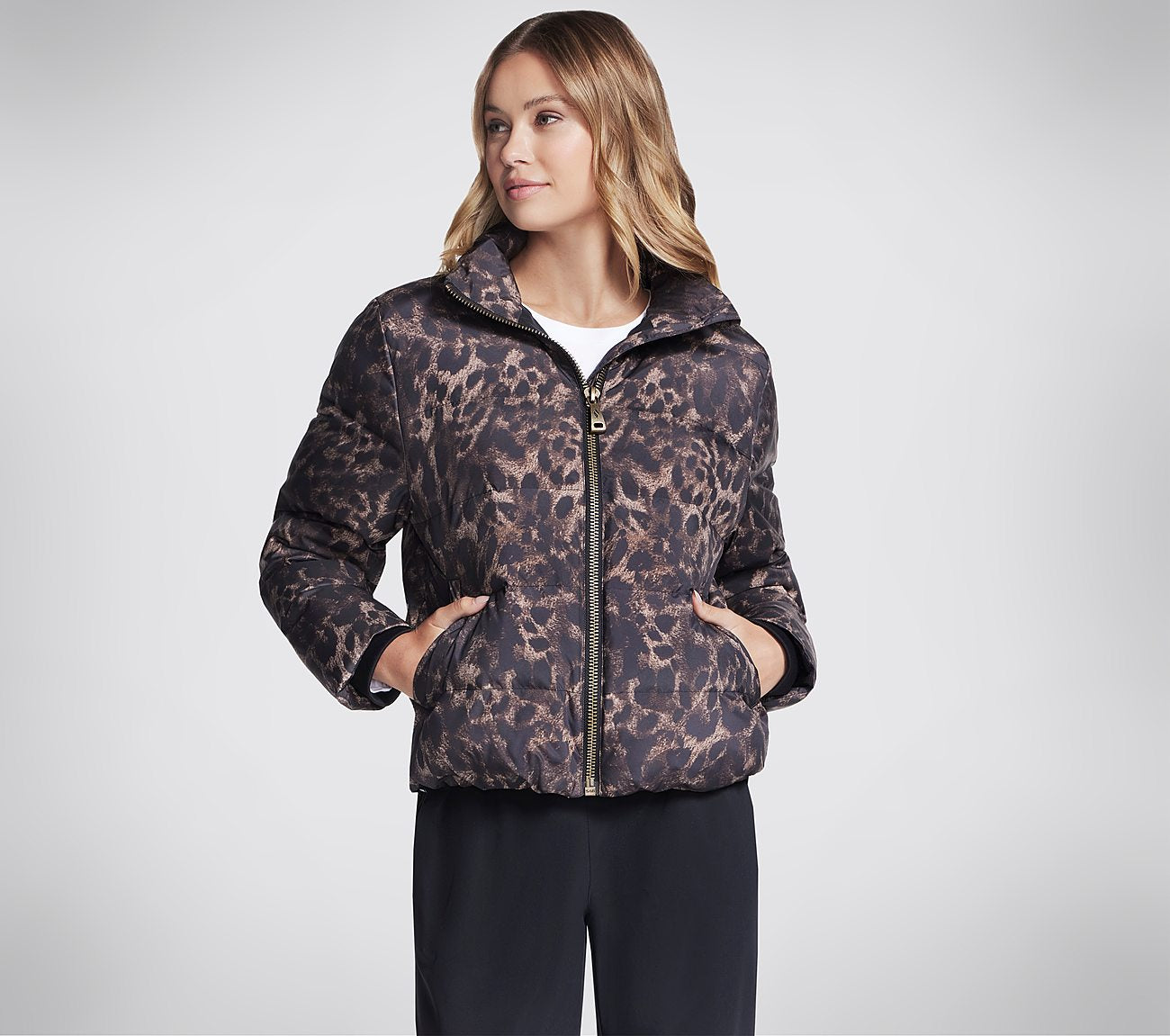 Printed GO SHIELD Shine Jacket Clothes Skechers.fi