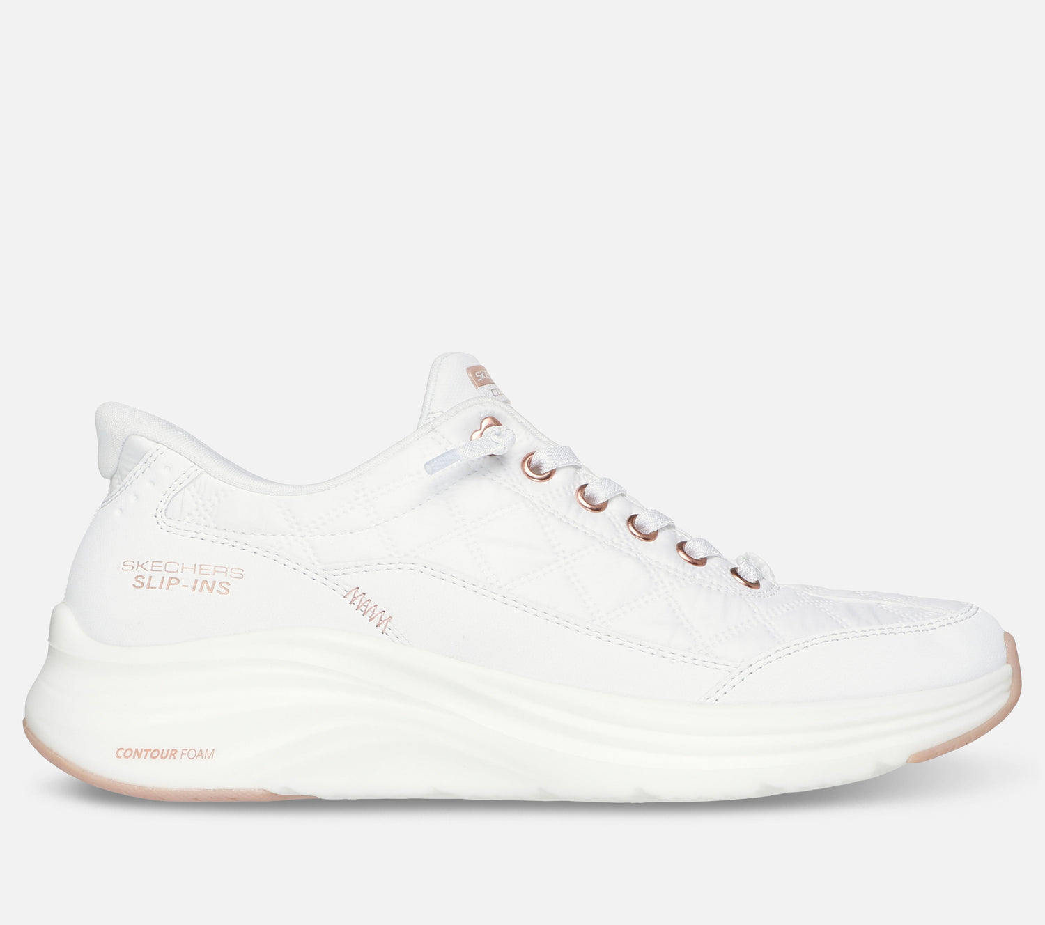 Wide Fit: Slip-ins: Contour Foam - Cozy Fit Golden Hour Shoe Skechers.fi