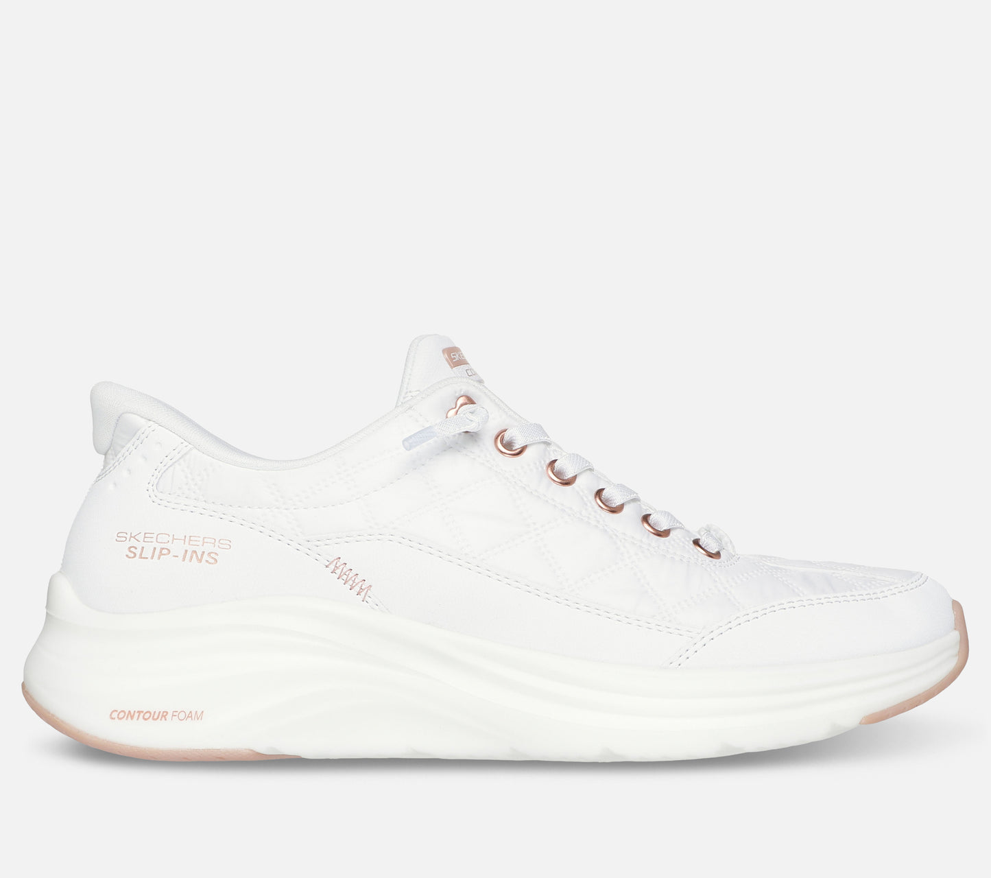 Wide Fit: Slip-ins: Contour Foam - Cozy Fit Golden Hour Shoe Skechers.fi