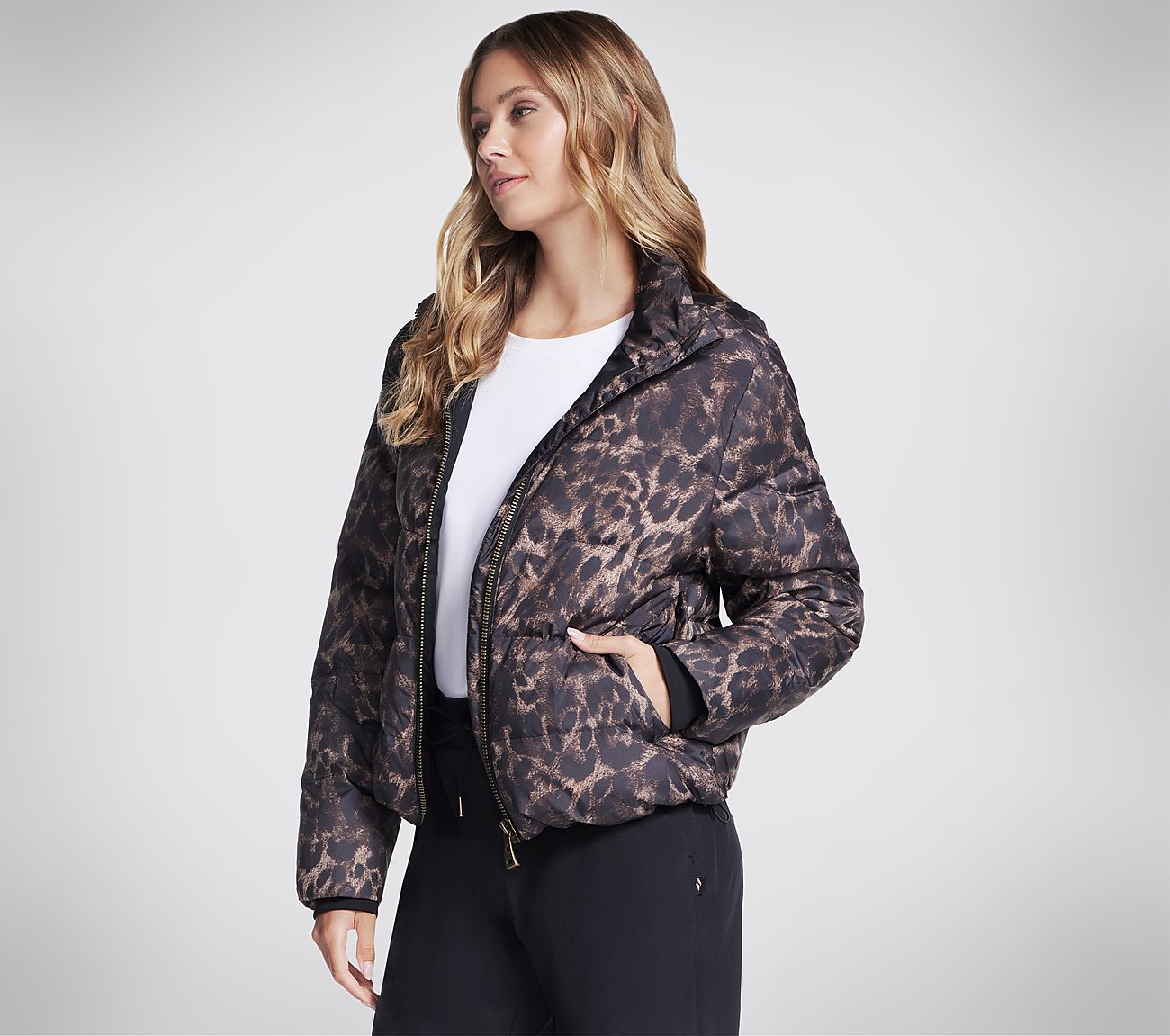 Printed GO SHIELD Shine Jacket Clothes Skechers.fi