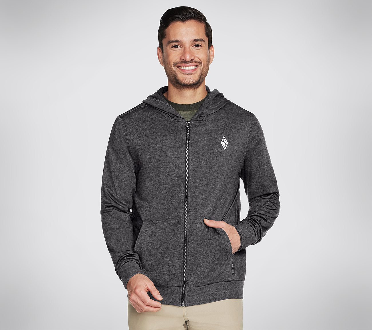 SKECH-KNITS ULTRA GO Full Zip Hoodie Clothes Skechers.fi