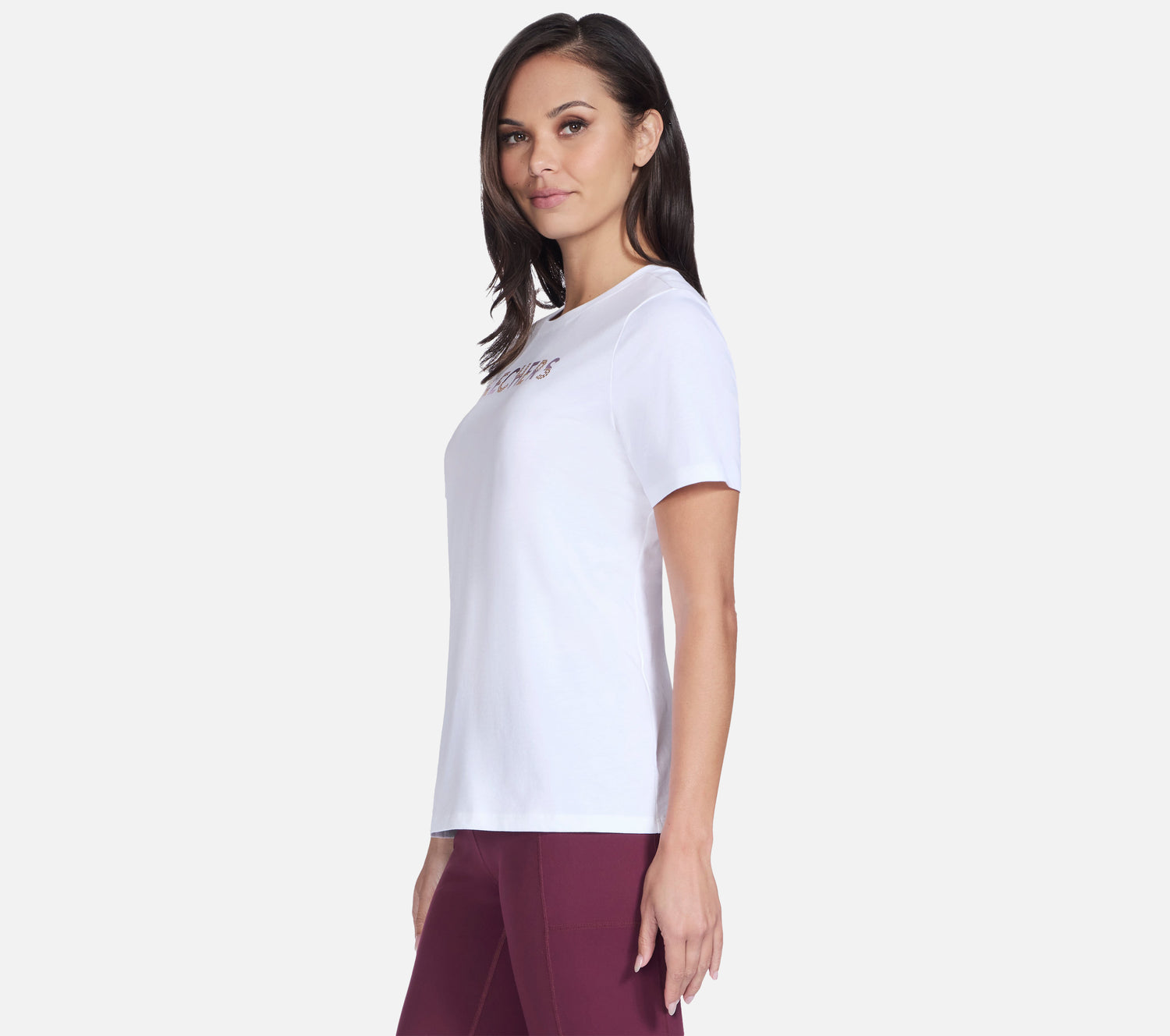 Dazzle Short Sleeve Tee Clothes Skechers.fi