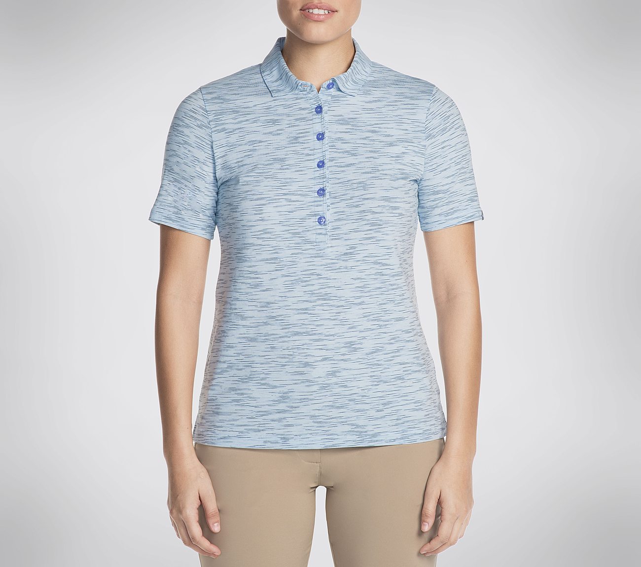 Space Dye Polo T-paita Clothes Skechers